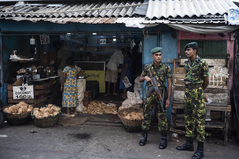 Tensión en las calles de Sri Lanka una semana después de los atentados