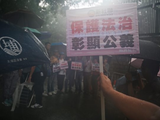 Los manifestantes de Hong Kong anuncian protesta gigantesca para el domingo
