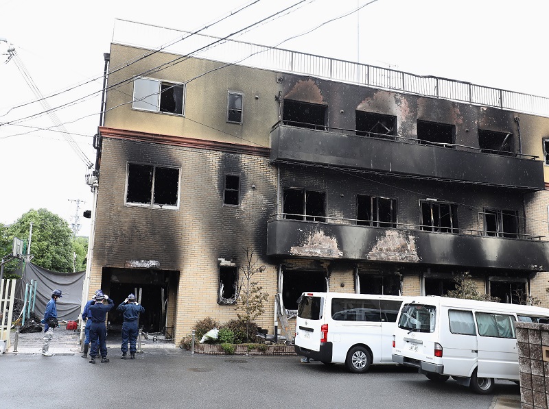 Lo que se sabe del incendio en un estudio de animación en Japón