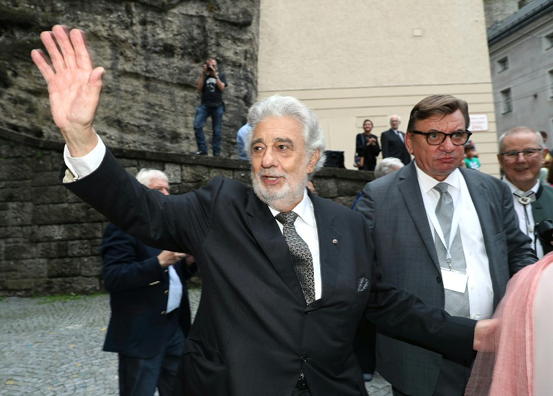 Placido Domingo ovacionado en Salzburgo en su primera presentación tras denuncias de acoso