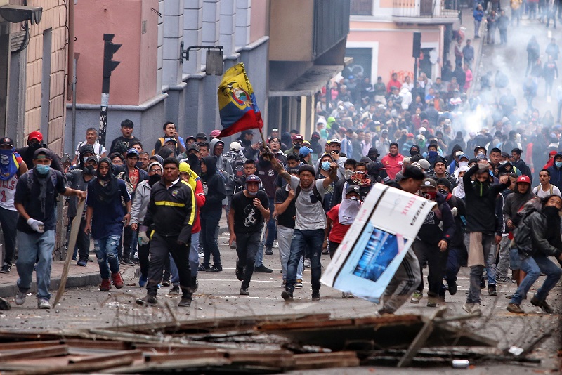 Los indígenas toman Quito y ponen en jaque al gobierno de Moreno