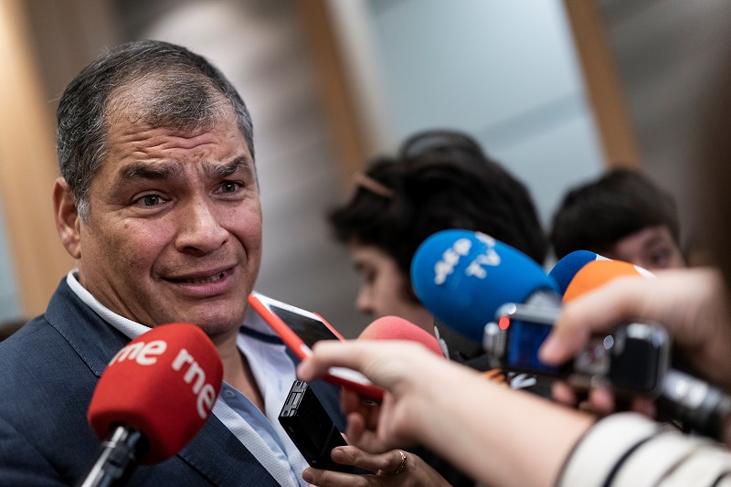 Justicia belga desestimará pedido de extradición de Correa, dice su defensa