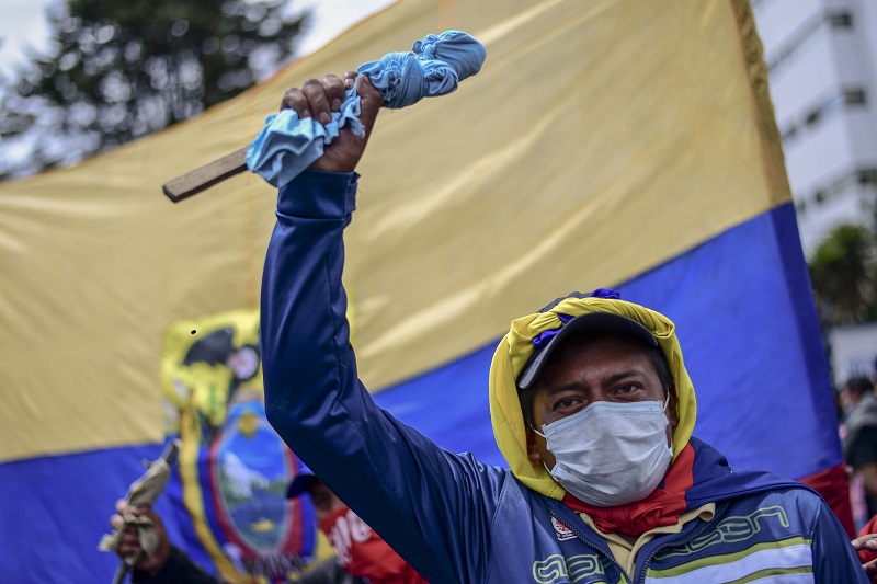 Cinco muertos en una semana de protestas en Ecuador, reporta Defensoría del pueblo