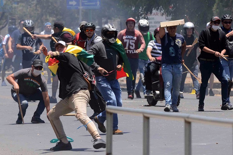 OEA inicia auditoría electoral en Bolivia con violencia en las calles