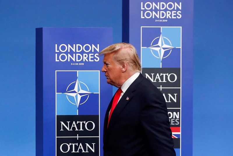 Pillan a dirigentes de la OTAN riéndose de Trump