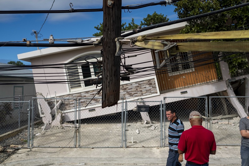 Sismo de magnitud 6,5 en costa sur de Puerto Rico