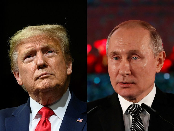 Trump y Putin ensalzan la "cooperación" en aniversario de encuentro histórico de la II Guerra Mundial