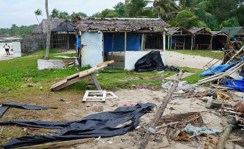 El ciclón tropical Harold se refuerza y golpea Tonga