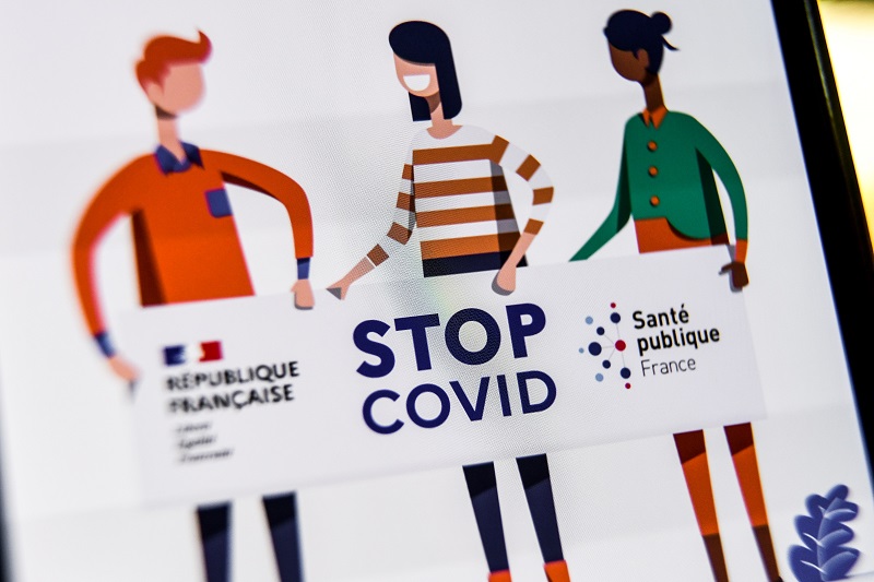 Fracaso de la aplicación para rastrear cadenas de contagio de covid en Francia