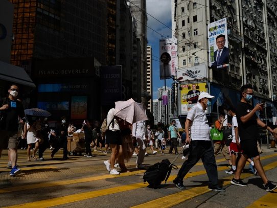 Hong Kong se hunde en la recesión debido a la pandemia de covid-19