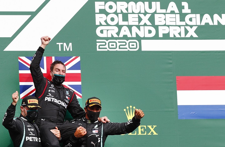 Hamilton gana un GP de Bélgica de Fórmula 1 sin apenas emoción