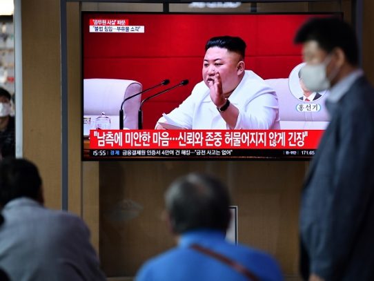 Kim Jong Un "lamenta profundamente" la muerte de un surcoreano, según Seúl
