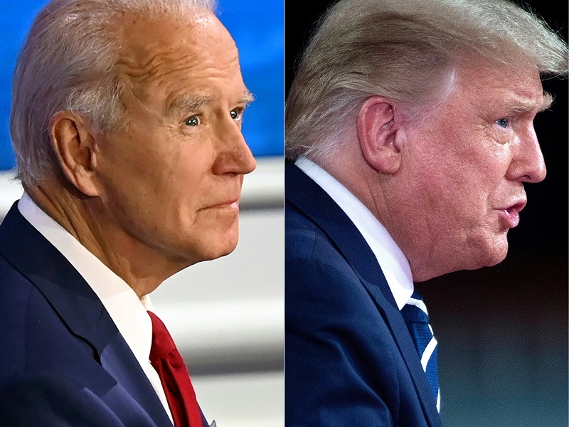 Duelo Trump-Biden a distancia por TV en una campaña otra vez alterada por la covid-19