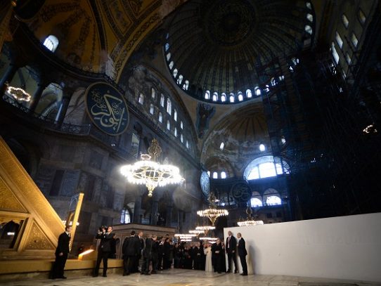 Primera plegaria musulmana en Santa Sofía, reconvertida en mezquita en Turquía