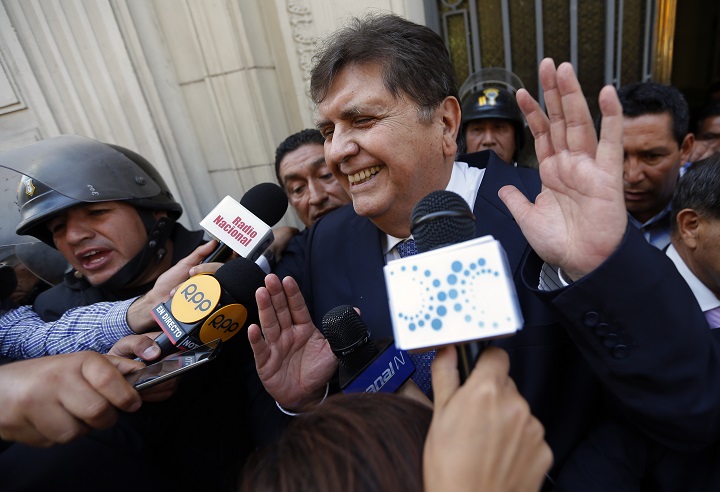 Fiscalía peruana puede quitar propiedades a familia de Alan García