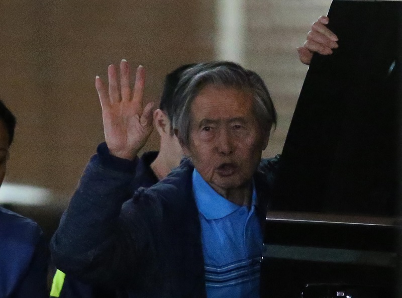 Expresidente Fujimori retorna a prisión tras superar problemas cardíacos