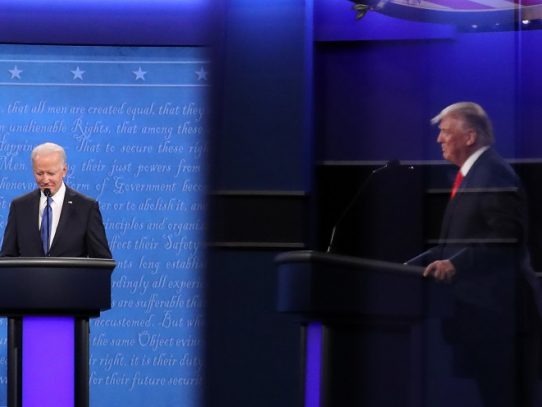 Trump y Biden: un debate presidencial más calmado y dos visiones muy distintas