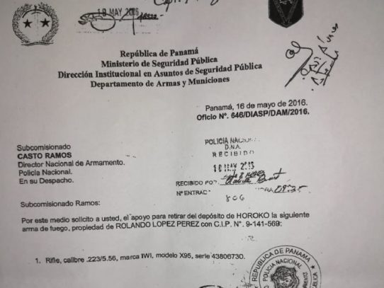 Ministerio Público allana casa de Rolando López, exjefe de seguridad de Varela