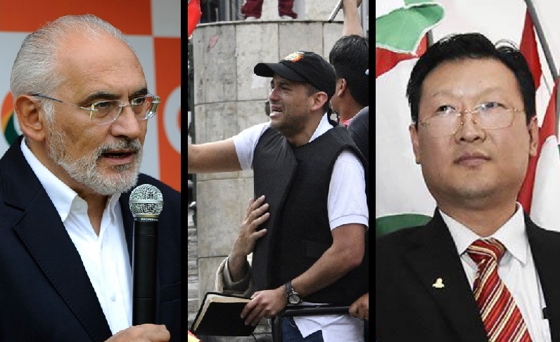 Se perfilan tres precandidatos presidenciales en Bolivia para elecciones sin Morales