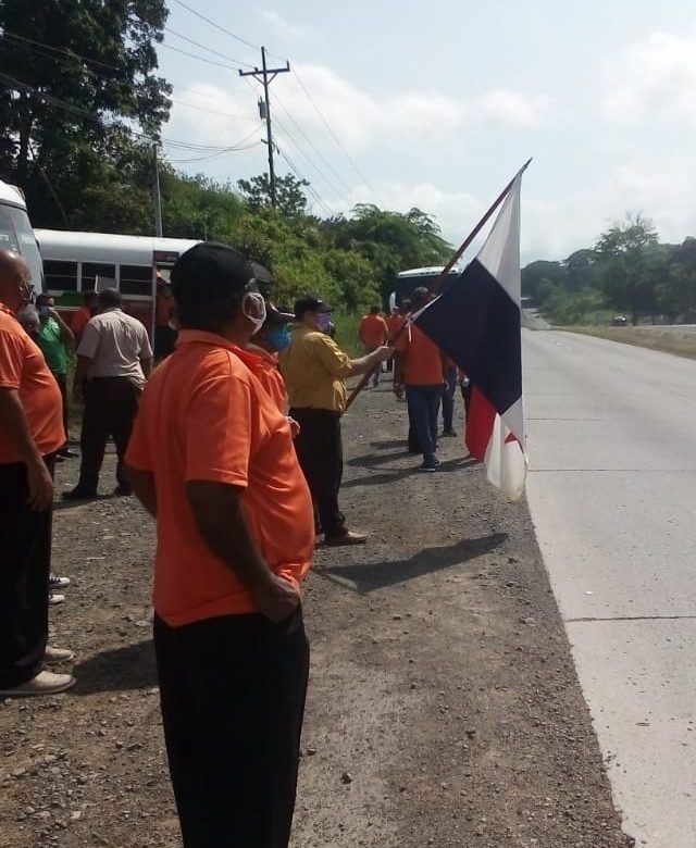 Transportistas de La Chorrera reclaman bonos solidarios