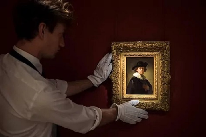 Subastan autorretrato de Rembrandt en Sotheby's por USD 18,7 millones