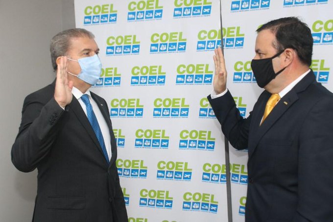 Rodolfo De La Guardia es juramentado como nuevo presidente de COEL