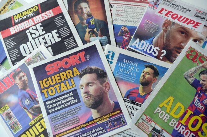 “¡Se quiere ir!” : Messi deja atónita a la prensa deportiva