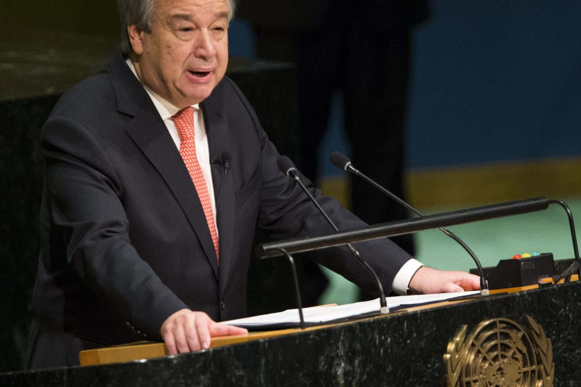 Secretario general Antonio Guterres: "La ONU debe prepararse para cambiar"