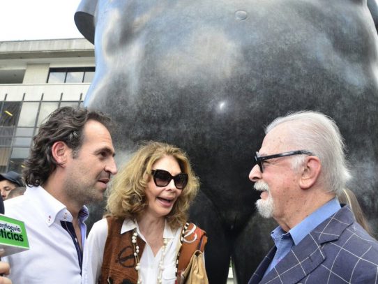 Botero fue a ver a "La Gorda" durante su visita a Medellín