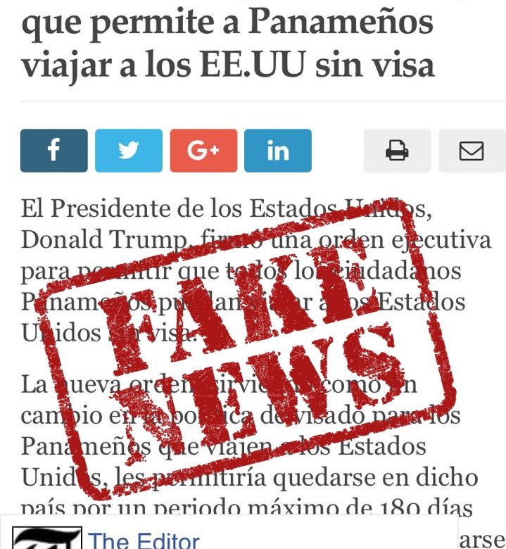 Embajada de Estados Unidos desmiente noticia sobre visa para panameños