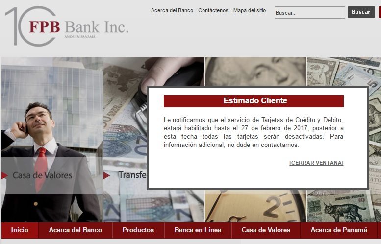 Superintendencia de Bancos toma control de FPB Bank por relación al caso Lava Jato