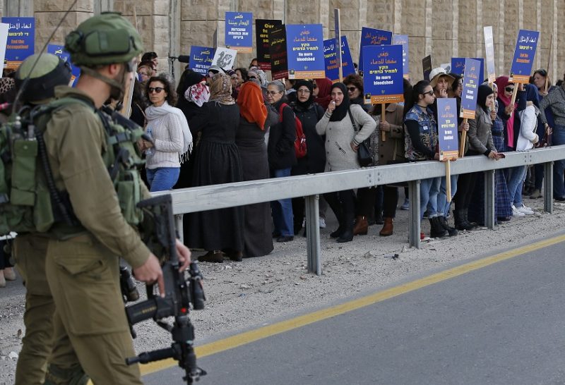 Mujeres israelíes y palestinas se unen en busca de la paz en Belén