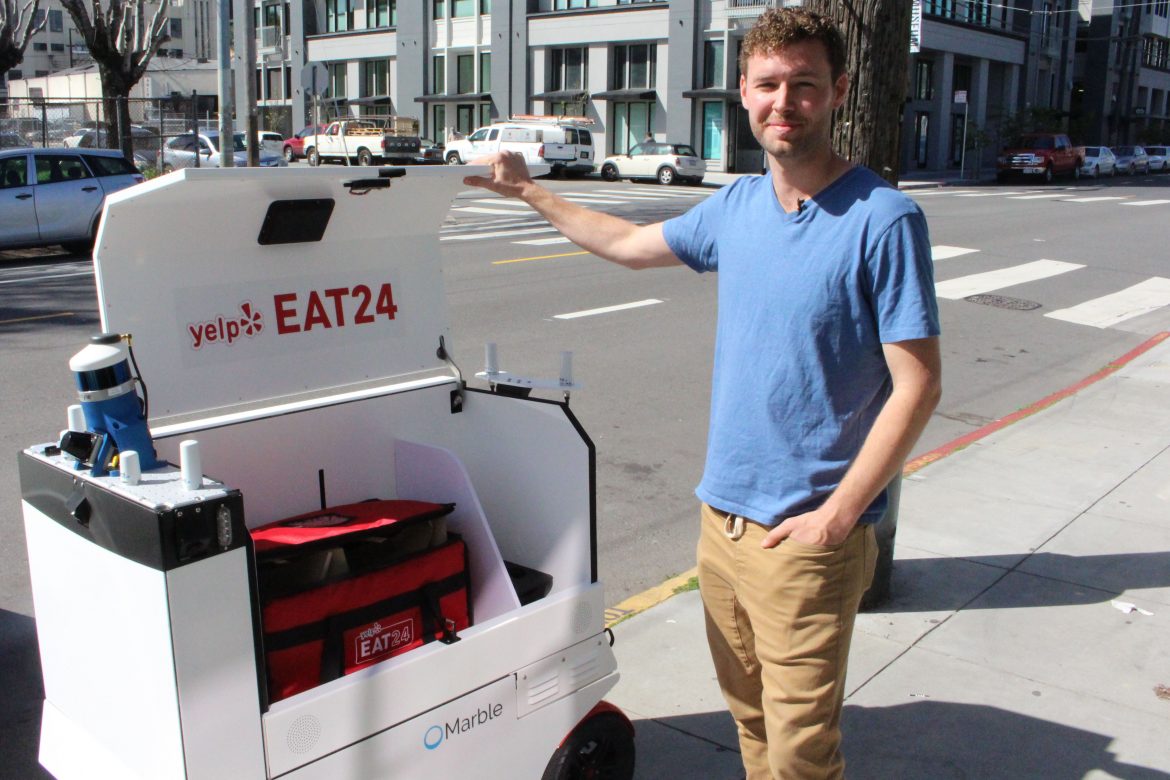 San Francisco degusta sus primeras comidas entregadas por robots