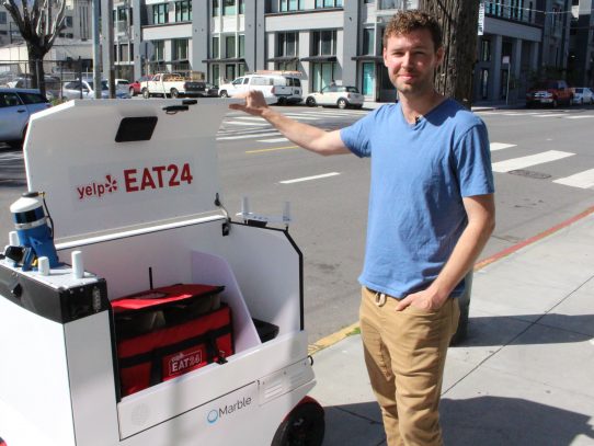 San Francisco degusta sus primeras comidas entregadas por robots