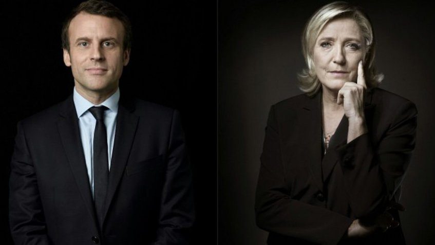 Macron y Le Pen disputan la presidencia de Francia