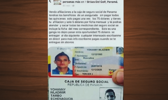 Venezolano utilizado para supuesta campaña de venta de carné de la CSS asegura ser una victima
