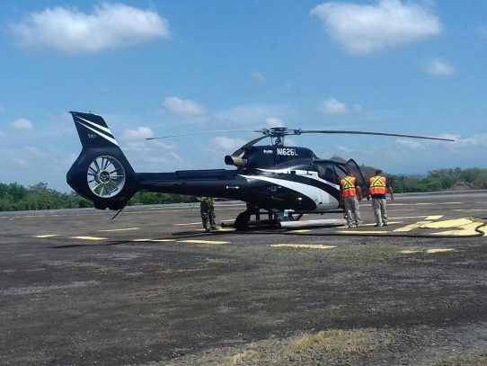 Helicóptero confiscado a familia Martinelli llega a Panamá