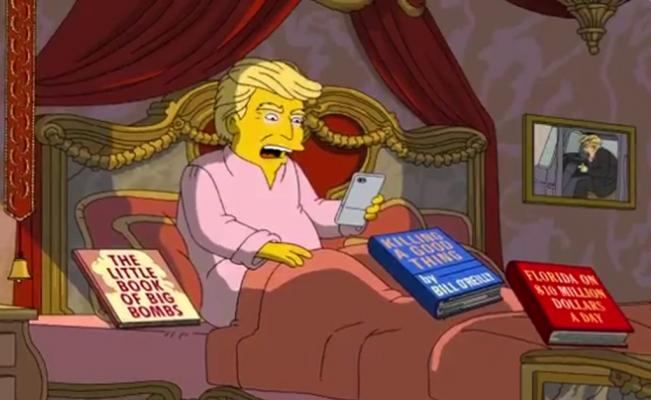 "Los Simpsons" se burlan de Trump en episodio sobre 100 días de gobierno