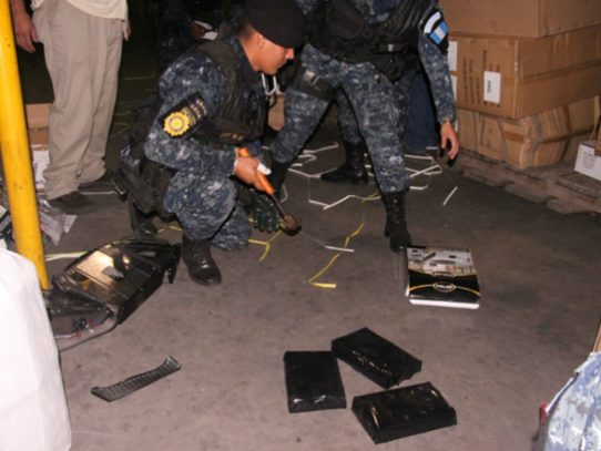 Localizan 405 kilos de cocaína en Guatemala procedentes de Panamá