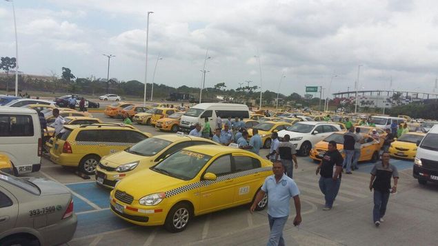 Paro de taxistas prevé caos en el transporte de Panamá, Panamá Oeste y Colón
