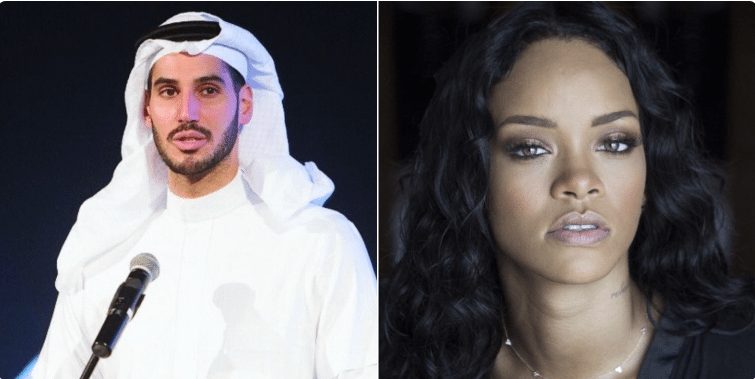 Filtran imágenes de Rihanna besándose con un millonario saudí en una piscina