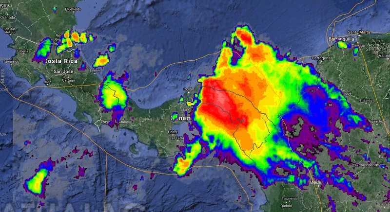 Sinaproc emite aviso de prevención de tormentas por onda tropical