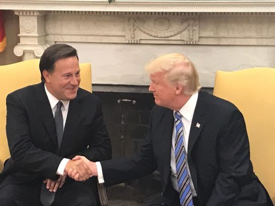 Concluye esperada reunión entre Trump y Varela
