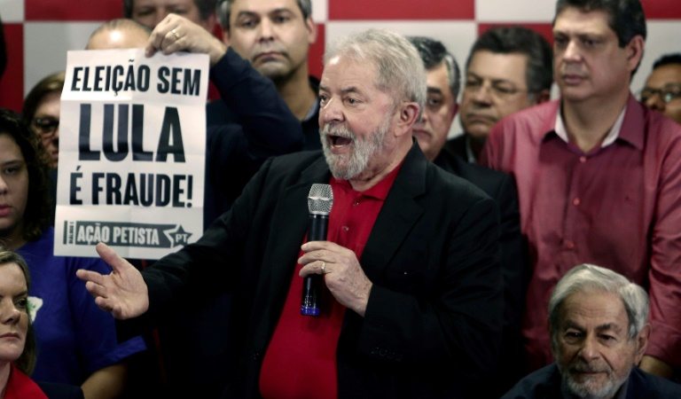 Registran candidatura presidencial de Lula Da Silva