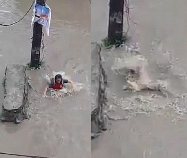 Una joven escapar de la muerte tras recorrer cerca de 20 metros bajo el agua