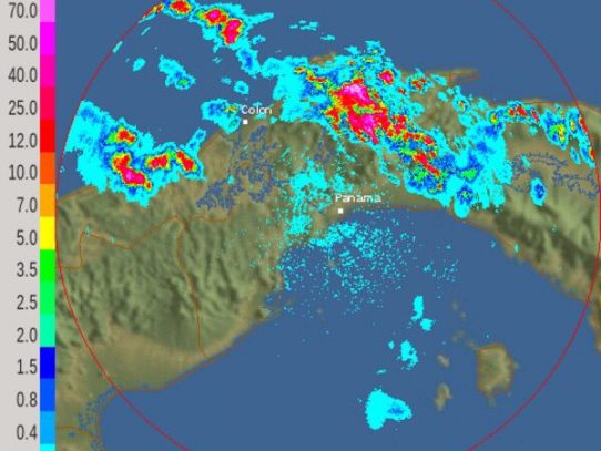 Sinaproc advierte sobre lluvias y tormentas en Panamá Oeste, Colón, Veraguas y Azuero