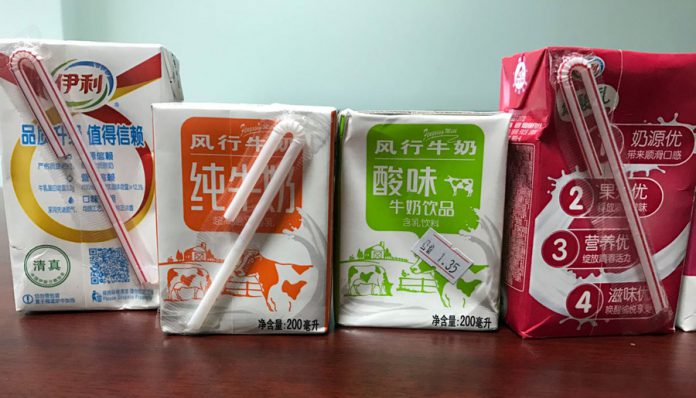 Decomisan productos lácteos de contrabando provenientes  de China