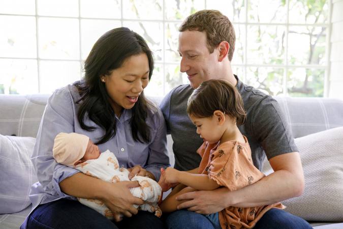 Mark Zuckerberg presenta a su segunda hija en Facebook