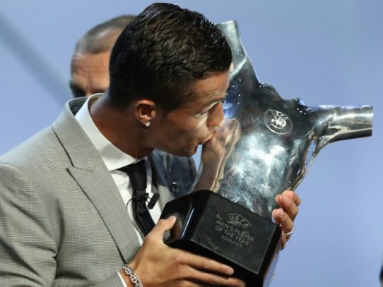 Cristiano Ronaldo es elegido mejor jugador de la UEFA en la temporada 2016-2017