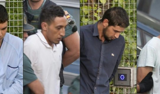 Los detenidos por los atentados en Cataluña comparecen ante la justicia